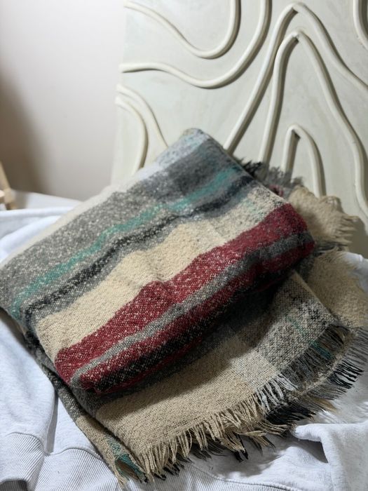 Палантин шарф из шерсти