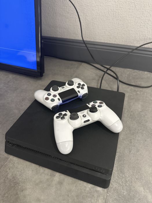 PS4 Slim с двумя джойстиками Dual Shock