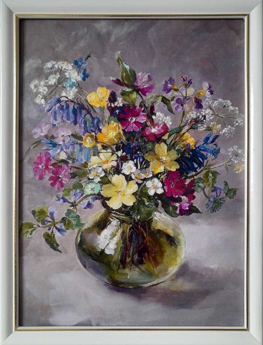 Пишу картины масляными красками