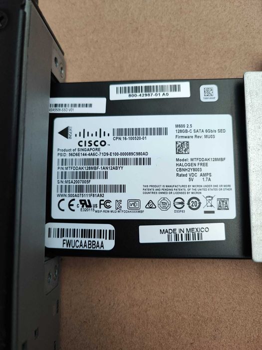 Firewall Cisco ASA 5508-X, cu Firepower Threat Defense  + SSD 128 Gb