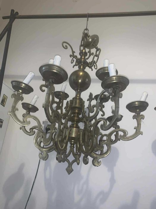 Candelabru set din bronz masiv