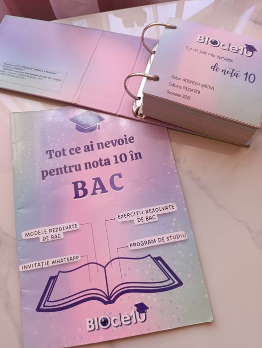 Vând manuale și culegeri pentru liceu și Bacalaureat
Vând mai mult