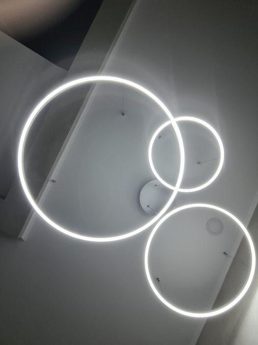 Люстра  диодная 3 кольца