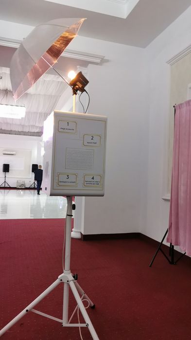 Cabina foto booth, foto evenimente, FUM Greu, Gheață carbonică