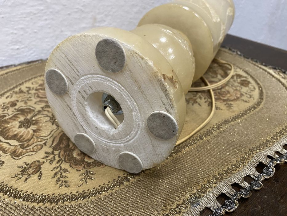 Ониксова настолна лампа Италия 1970 ръчна украса