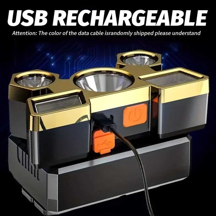 Lanterna frontala cu acumulator-20 lei