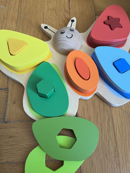 2 игри: Дървена игра 2в1 и Пъзел