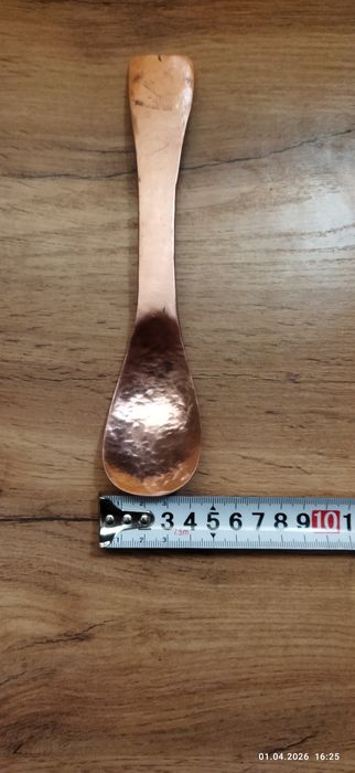 Медная ложка столовый прибор