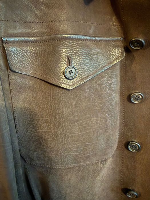 Leather Jacket Burberry Prorsum Fashion Collection Кожено Яке Велур / Набук Бърбъри Прорсъм Фешън Колекция. Най-високо качество на кожата и изработка!