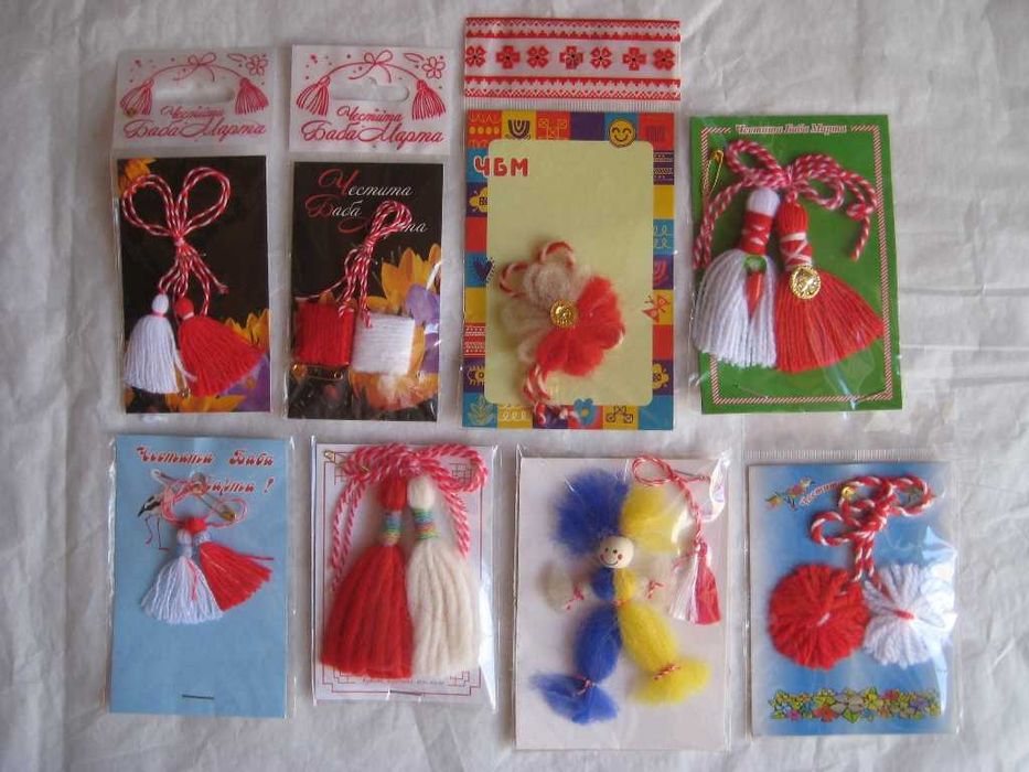 Мартеници гривни / гердани / пискюли / Пижо и Пенда