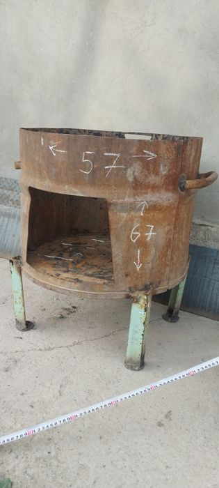 Продаётся очаг и мангал,в хорошом состаяние новое.