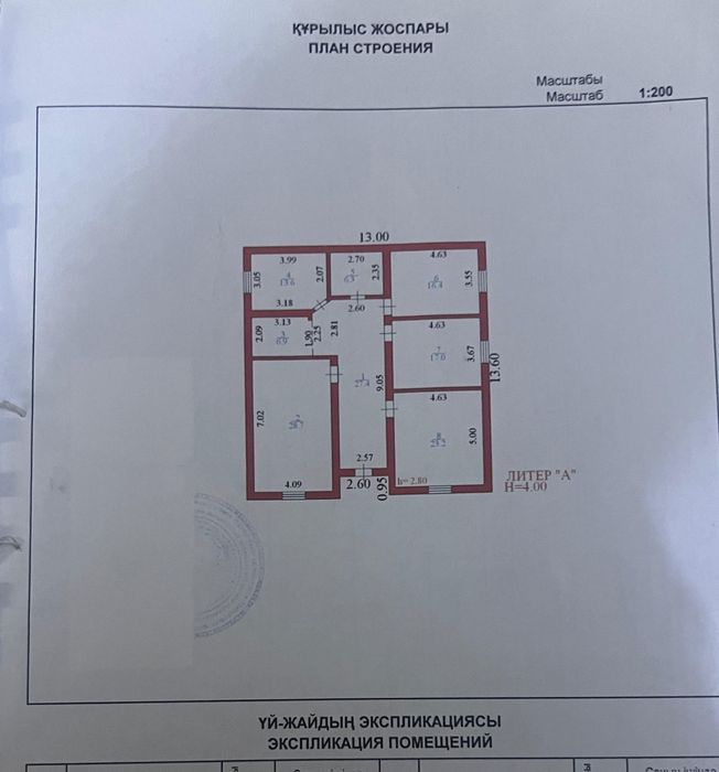 Жер уй сатылады.