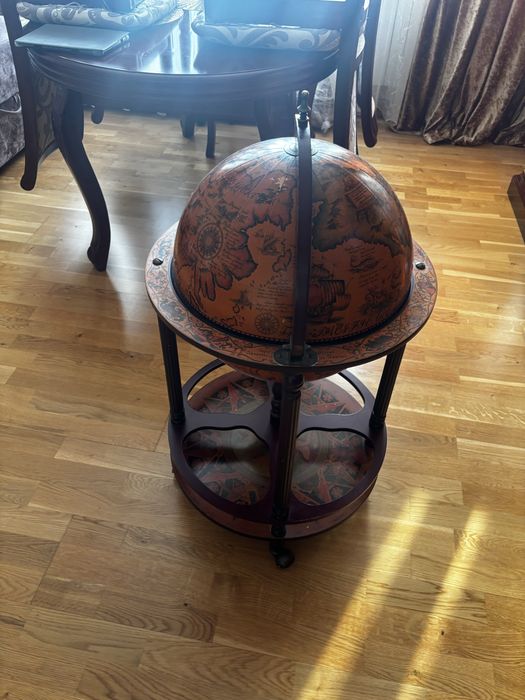 Глобус бар напольный в классическом стиле