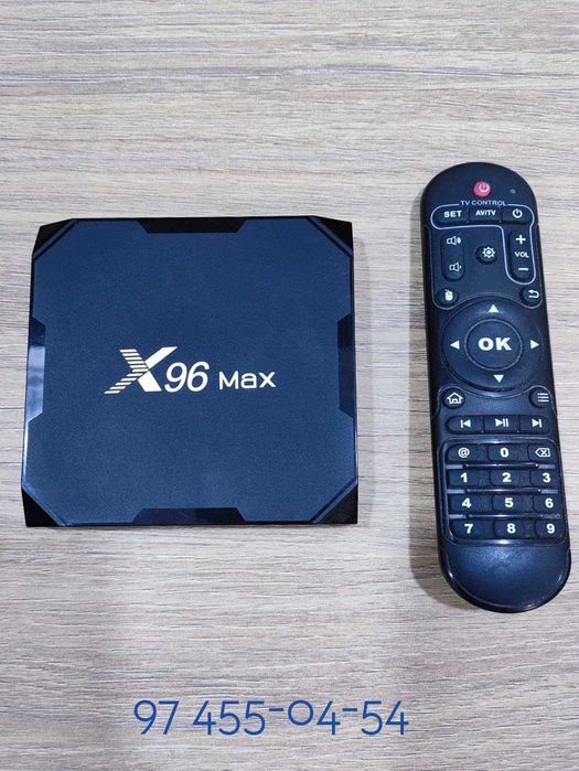 Продается TV box, X96MAX (4gb/64gb), в хорошем состоянии