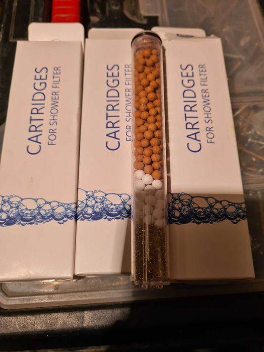 Нови 5бр. Филтърни патрони за душ слушалка Aquafilter FCSH-56