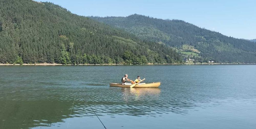 vand canoe lemn handmade