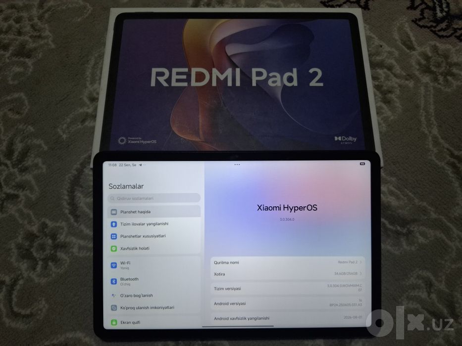 Xiaomi Redmi Pad 2 Wi-Fi 8/256GB 90Hz