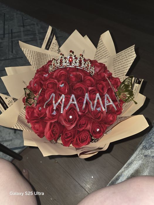 Buchet trandafiri din săpun