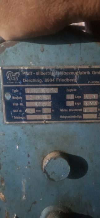 Macara manuala industriala Pffad