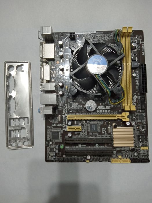 Asus H81M2 + Intel Core I3-4360 и охлаждане