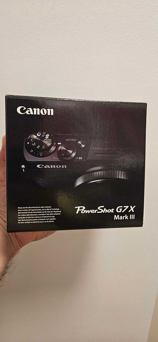 NOU - Canon PowerShot G7X Mark III - NOU - GARANTIE 2 ani !