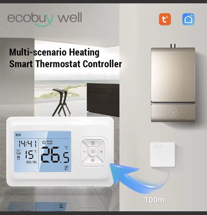 Termostat wifi + receiver centrala termica