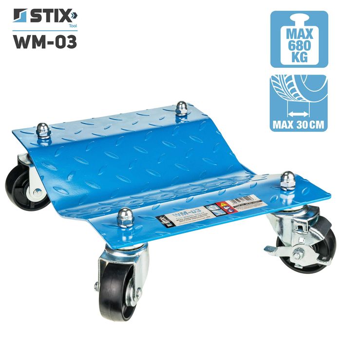 Set 2 Carucioare pentru transport automobile STIX WM-03