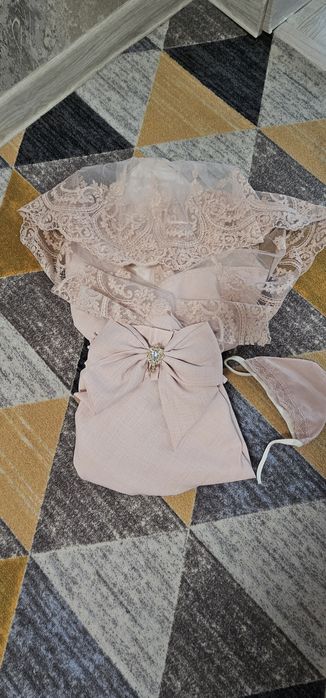 Конверт на выписку комплект 3 в 1 + чепчик