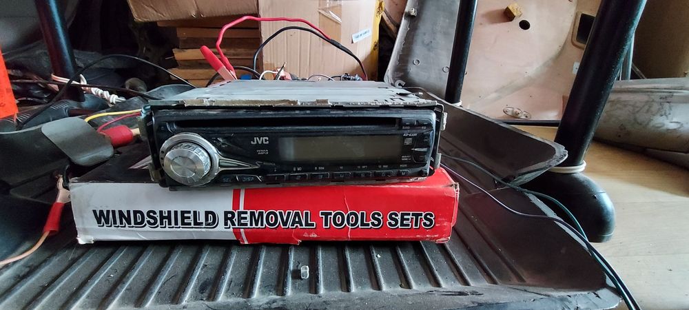 Авто магнитола JVS дисковый CD FM