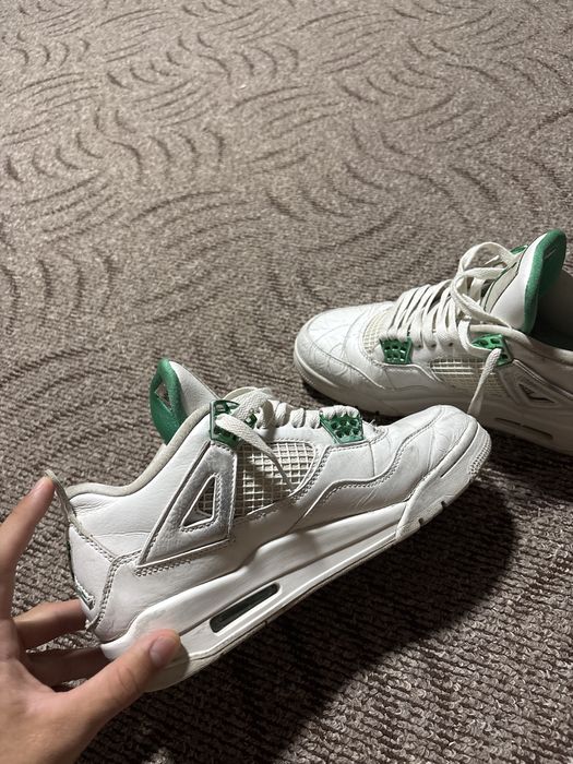 jordan 4 mettalic green