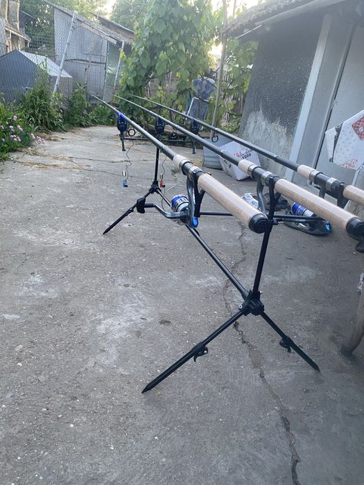 Kit complect de pescuit cu lansete la 3.6m