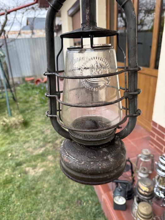 Lampa gaz cfr petromax tren felinar