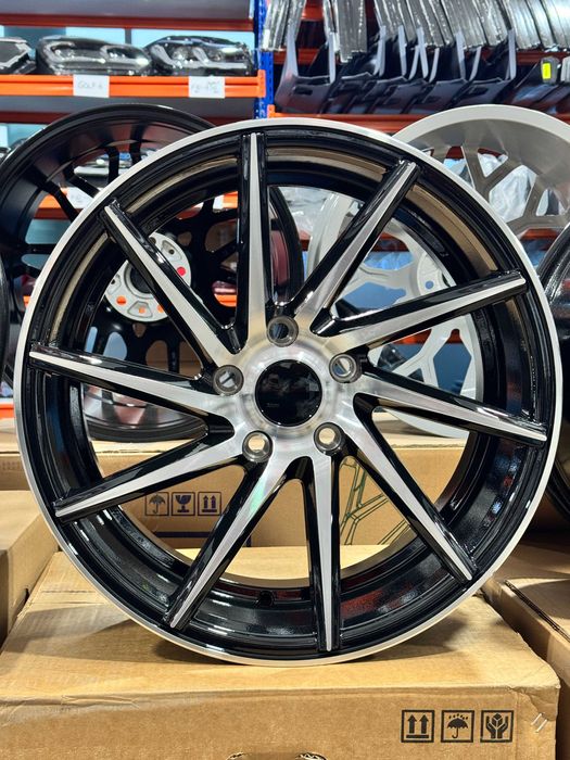 Jante Aliaj PDW Wheels DY550 - 5x112 17 Black Diamond Concave GOLF A4