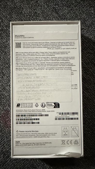 Vand cutii Iphone 16 pro si 15 pro max
