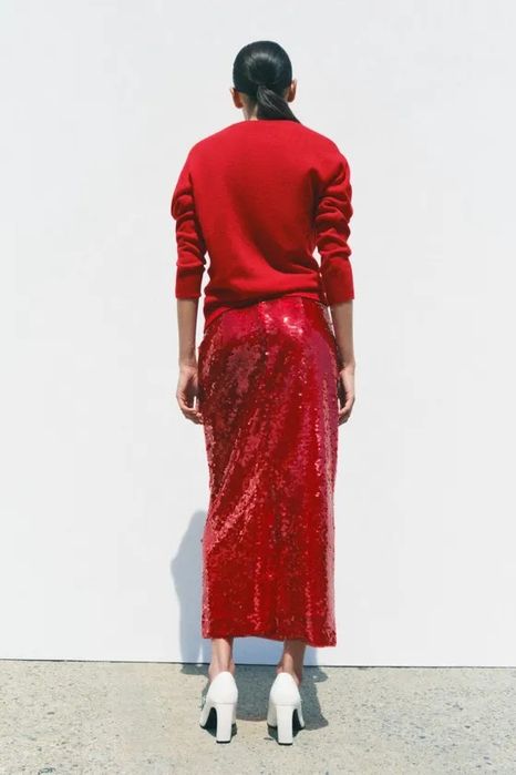 Fusta paiete Zara limited edition