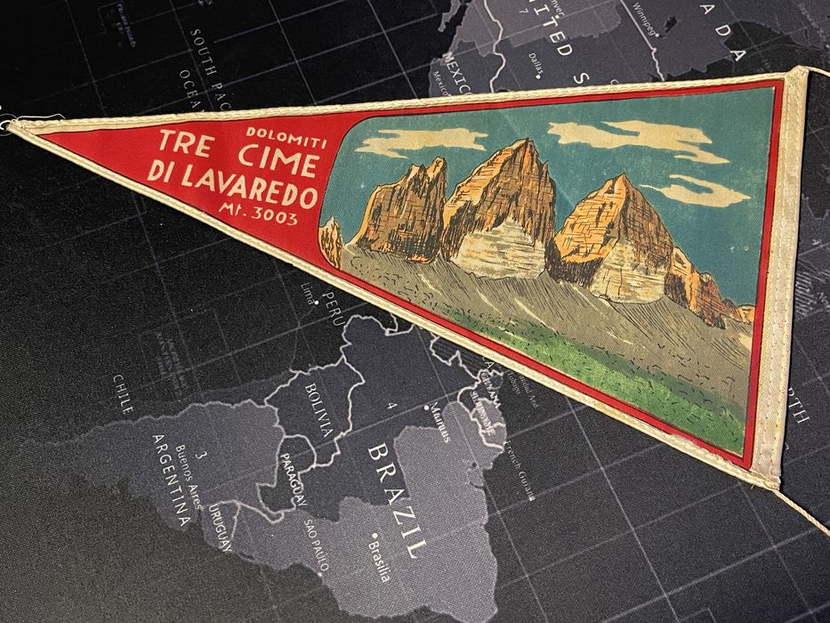 Fanion turistic vintage – Lago di Misurina