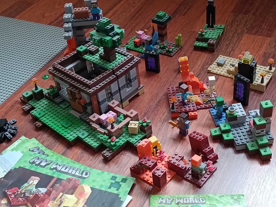 Конструкторы 6шт Minecraft My World из одной серии