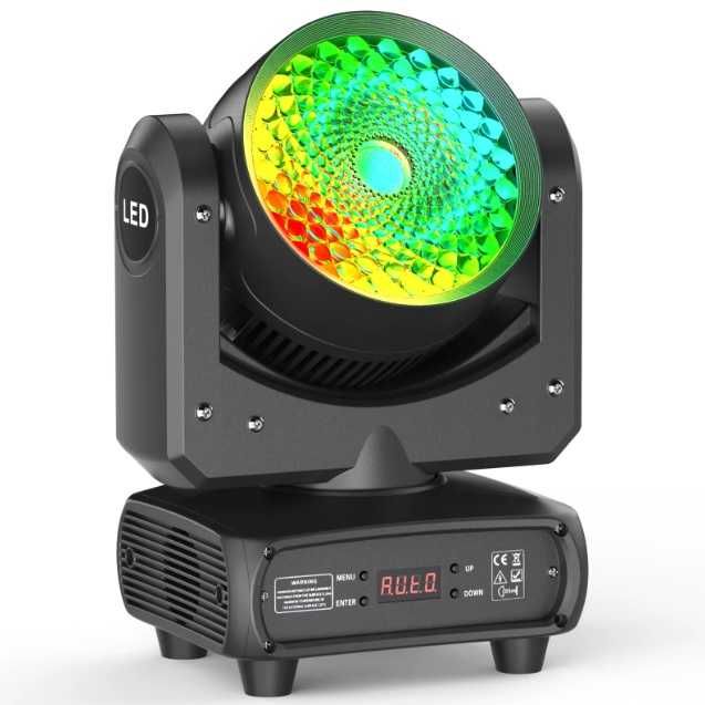 moving head wash led cob 120w asemanator beam nou sigilat
