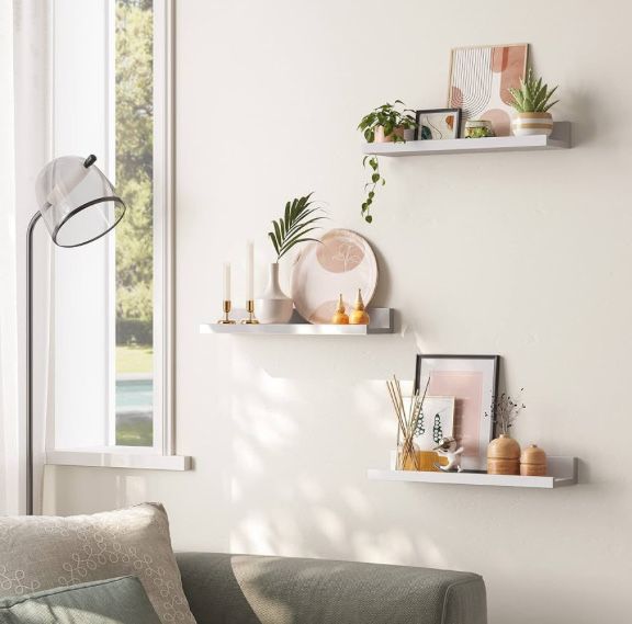 Комплект от 3 модерни плаващи рафтове