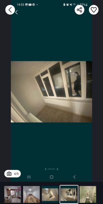 Сдается 1 комн квартира на строителе