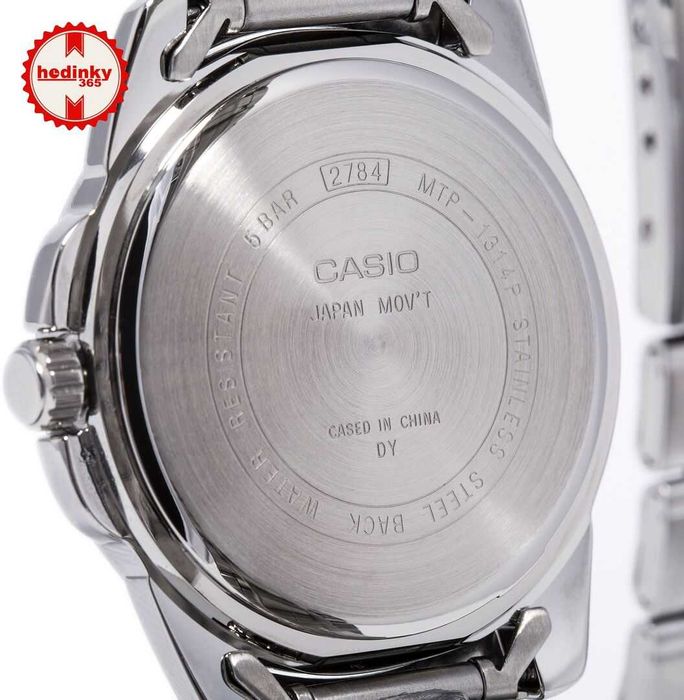 Casio MTP-1314PD-1AVEF мъжки часовник, стоманена гривна, 50M водоустойчив