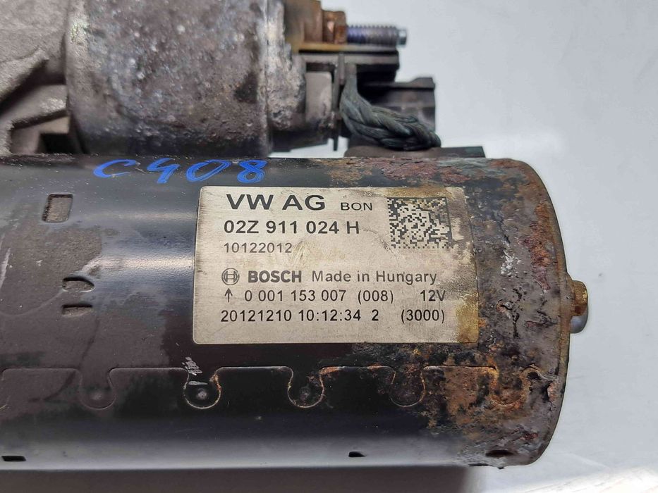 Electromotor 13 dinti  Volkswagen Golf 6 (5K1) [Fabr 2009-2013] 02Z911