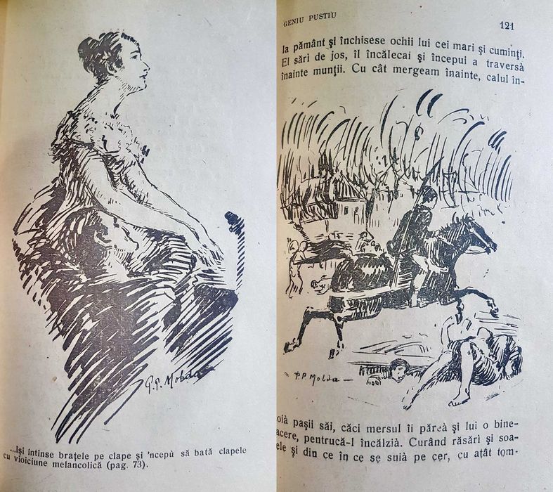 G41-I- Editie veche-GENIU PUSTIU-MIHAI EMINESCU anii 1900 ca noua. Biblioteca Scriitorilor Ilustrii. Fondator si Conducator G.B. RARES.
