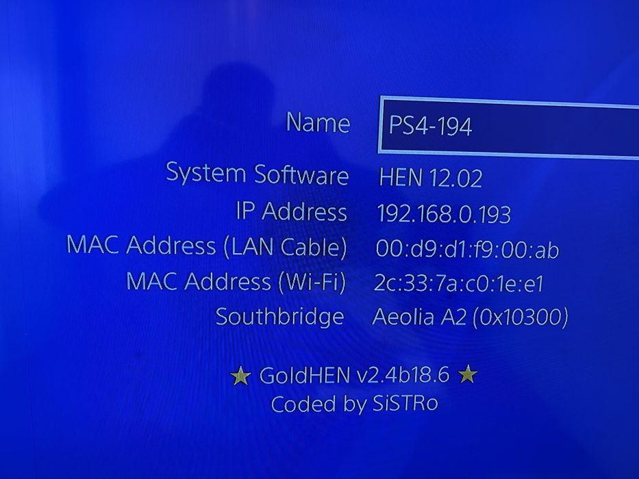 PlayStation 4 PS4 modat fw.12.02 1Tb