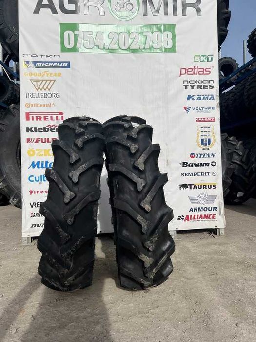 Marca ALLIANCE 12.4-24 cu 12 pliuri pt tractor anvelope ranforsate