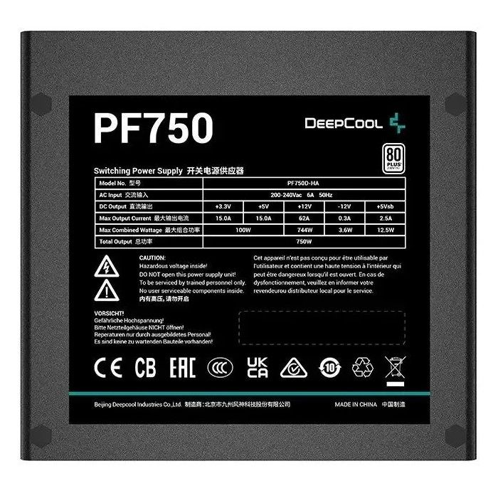 Блок питания Deep Cool PF750