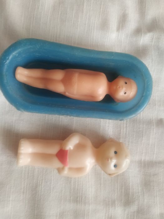 Кукла пупс, ванночка. СССР.