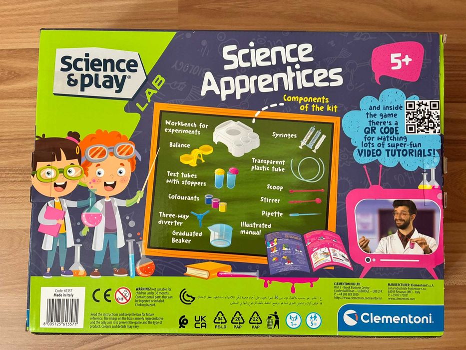Детски комплект за експерименти Clementoni 5+