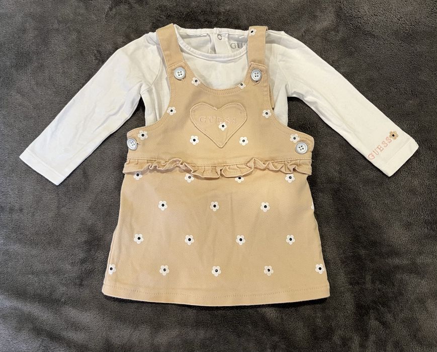 Рокля и боди GUESS 3-6 м