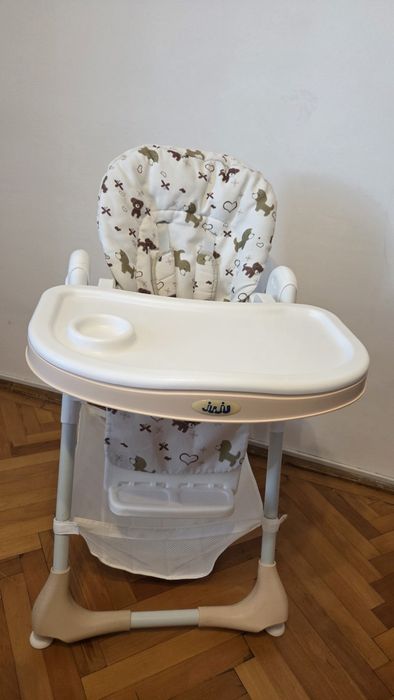Scaun de masa Juju Eat & Joy, Bej